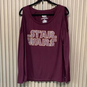 Star Wars Rock & Republic Red Graphic Long Sleeve Tee